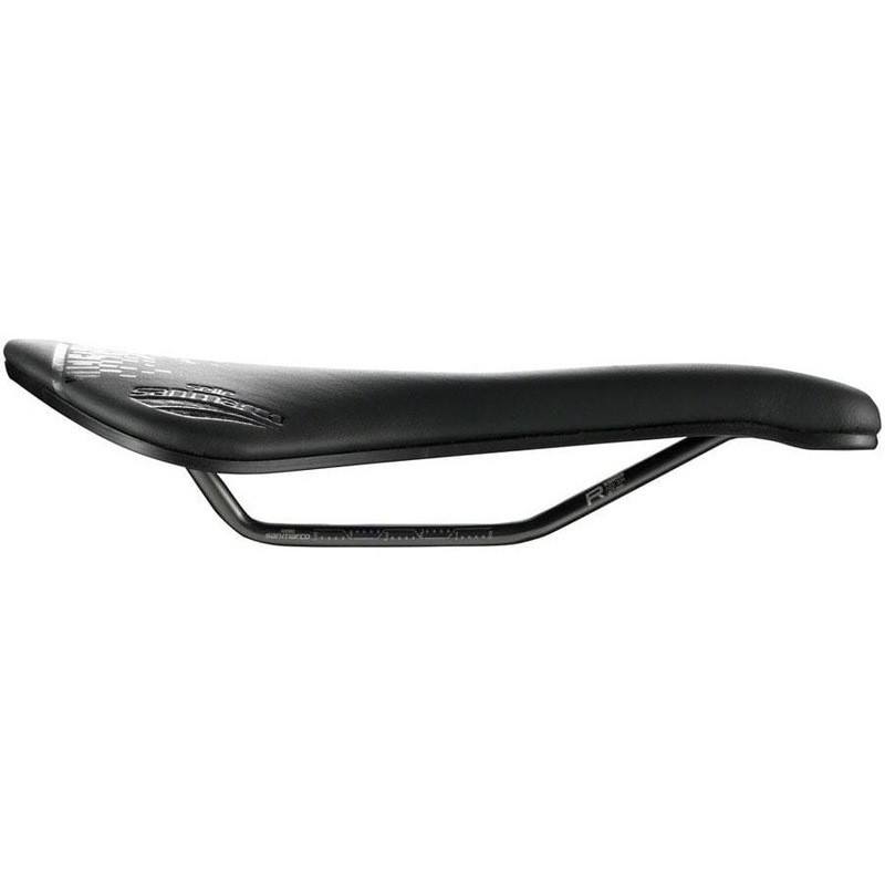 Aspide Short Open-Fit Racing Saddle – Manganese BLK Mens Wide Black