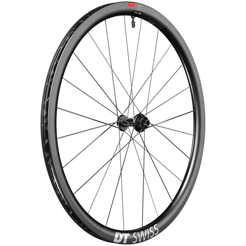 DT Swiss ERC 1100 DiCut 35 Front Wheel – 700, 12 x 100mm, Center-Lock, Black