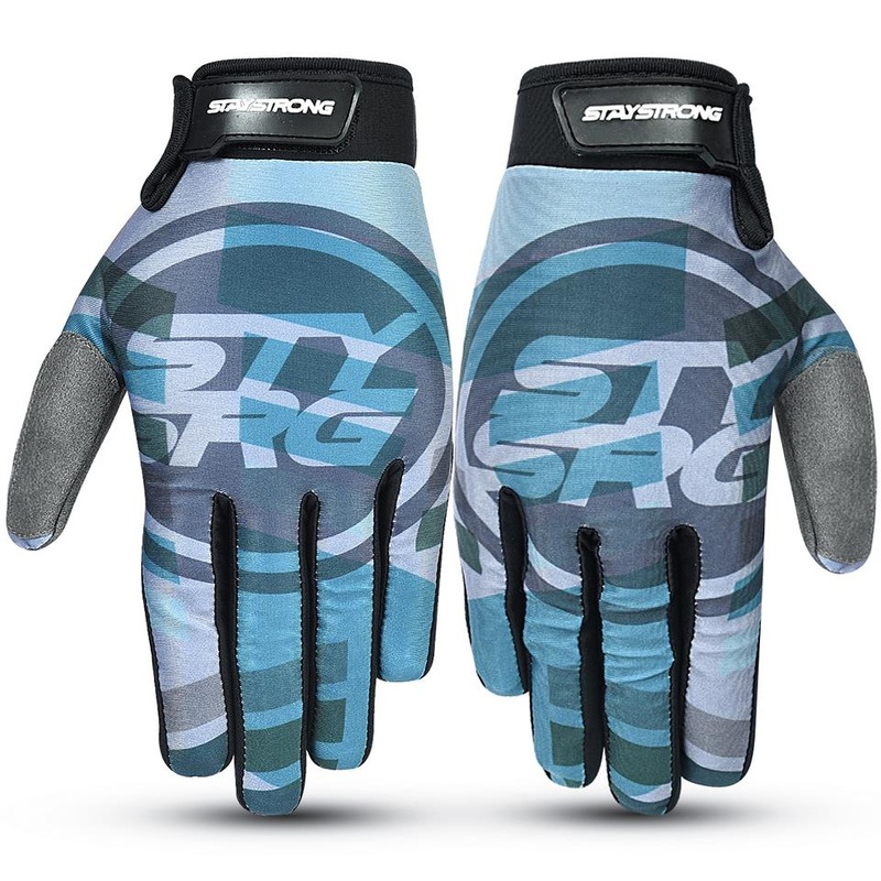 Stay Strong Icon Line Youth Gloves – Teal Youth X Small