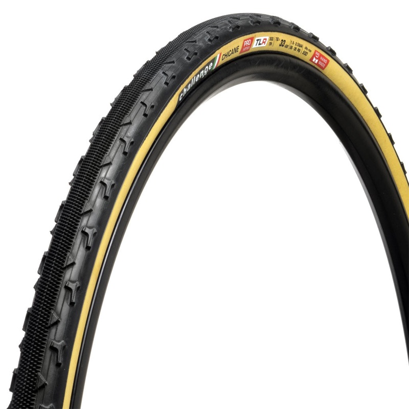 Challenge Tire Chicane Tire TLR – 700 x 33 Black/Tan