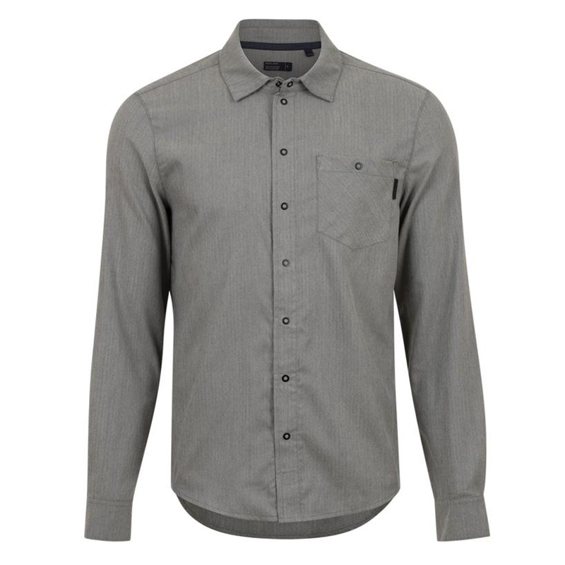 Men’s Rove Flannel Bike Shirt Gray Small