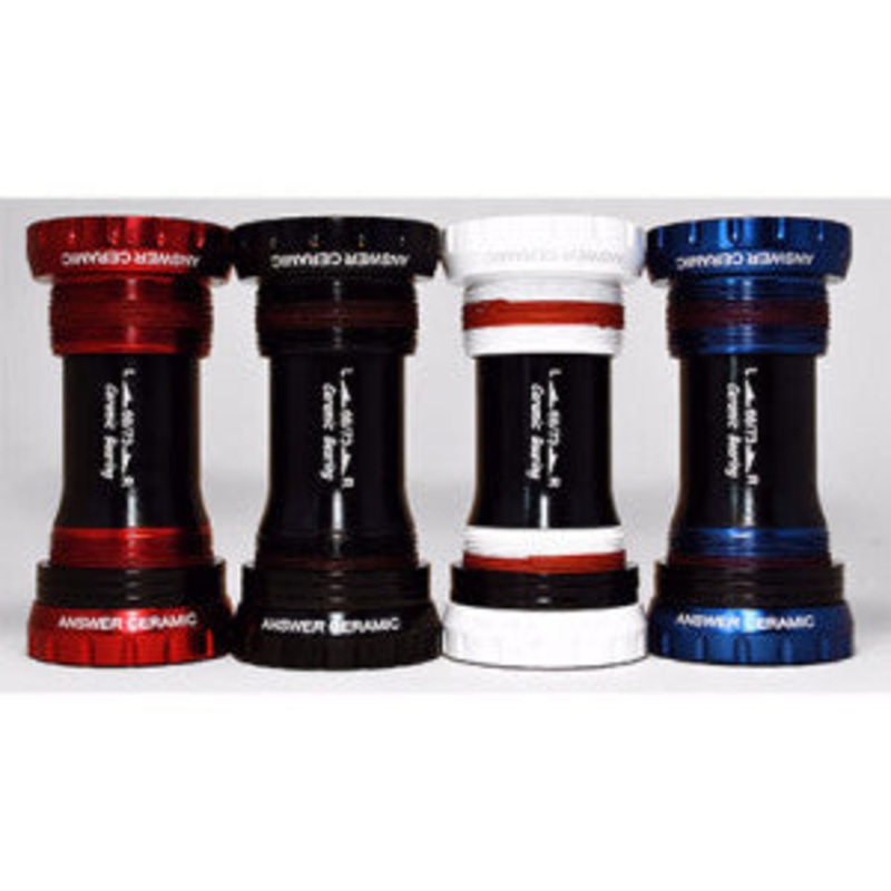 Answer Pro Ceramic External Bottom Bracket-Euro 24mm Black