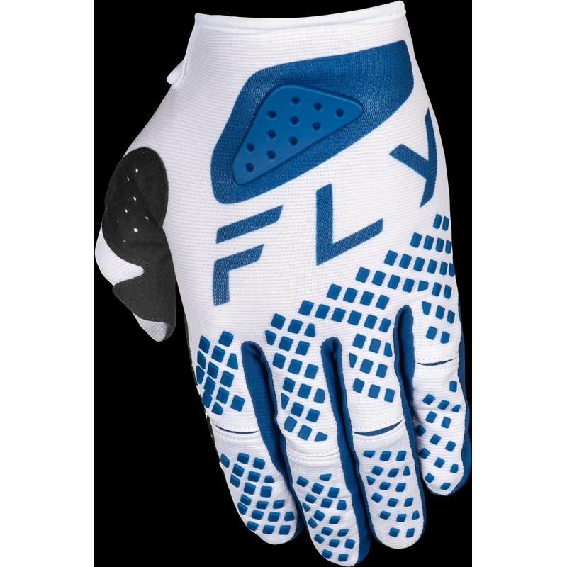 FLY RACING Kinetic Center Gloves White/Navy Sm