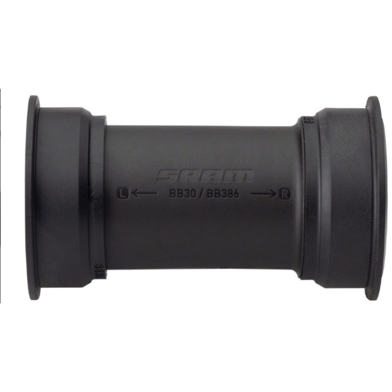 SRAM DUB PressFit BB386 Bottom Bracket – 386 EVO, 86mm, Road, Black
