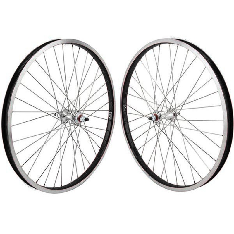 Black Ops F/F Hubs w/Sun Rhyno Lite Rims Pro BMX Race Wheelset-24×1.75″ Red