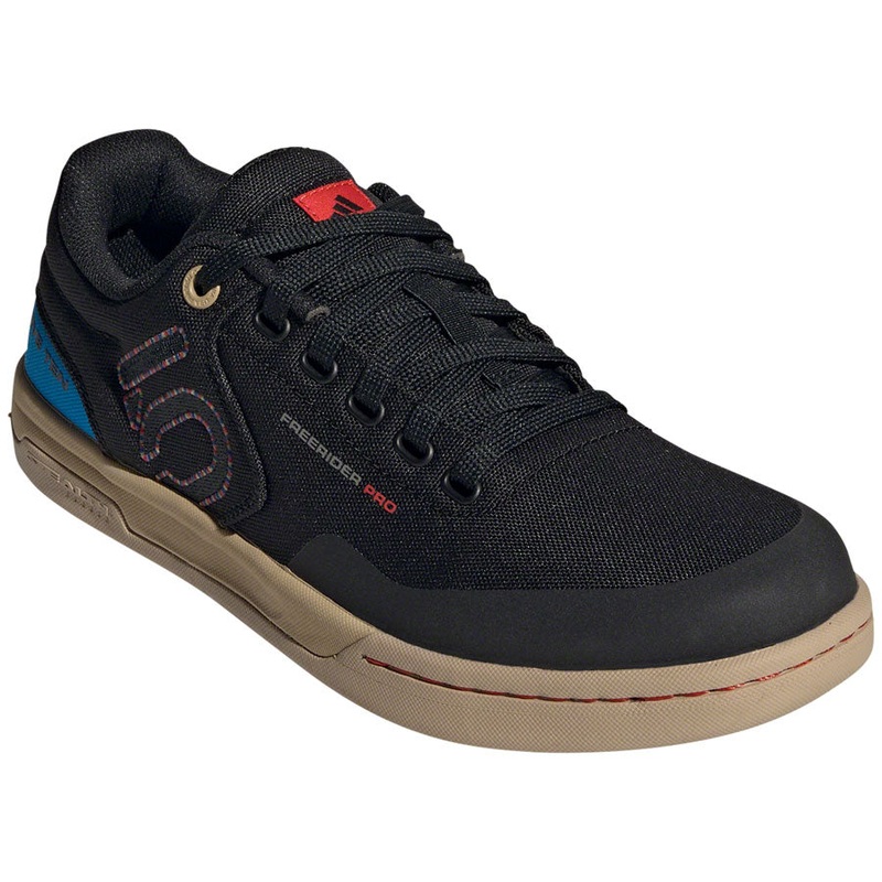 Five Ten Freerider Pro Canvas Flat Shoes – Mens Core BLK/Carbon/Pulse Lime 12
