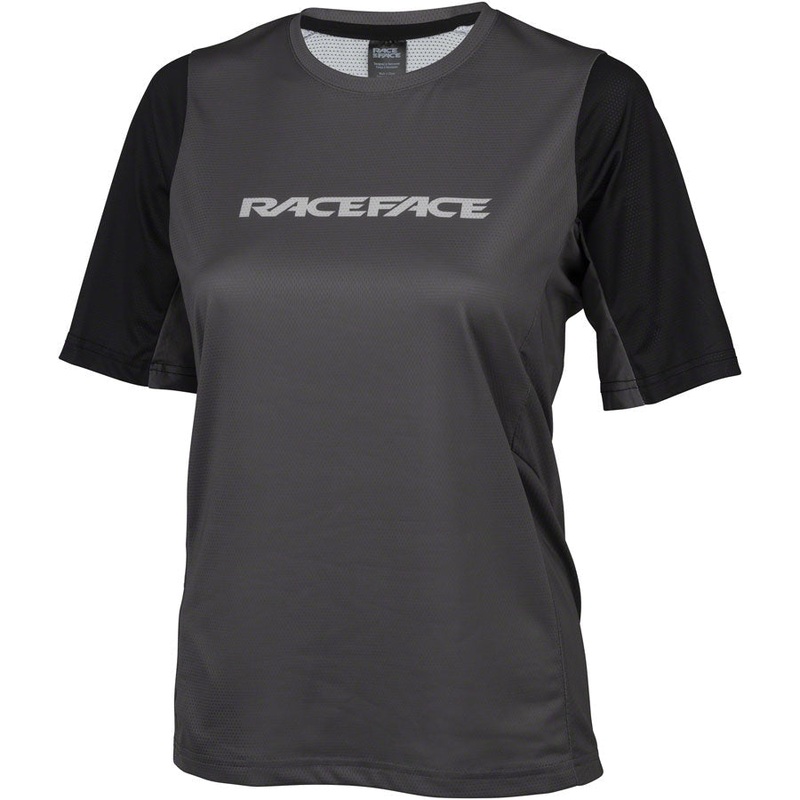 Indy Women’s Short Sleeve Mountain Bike Jersey – Gray Gray Small