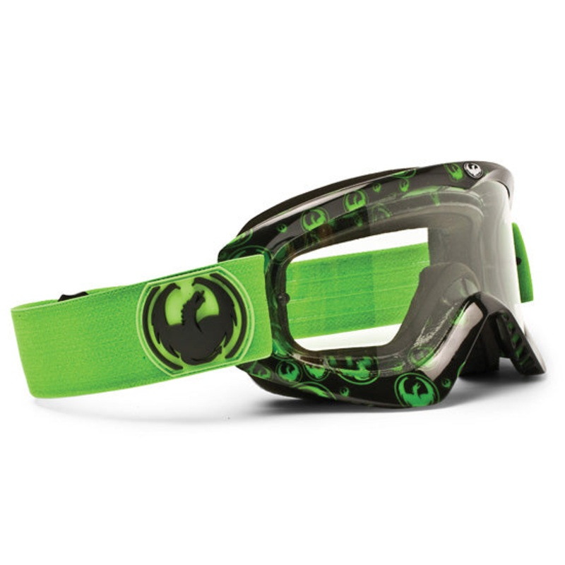 Dragon MDX Goggles-Green Icon Logo