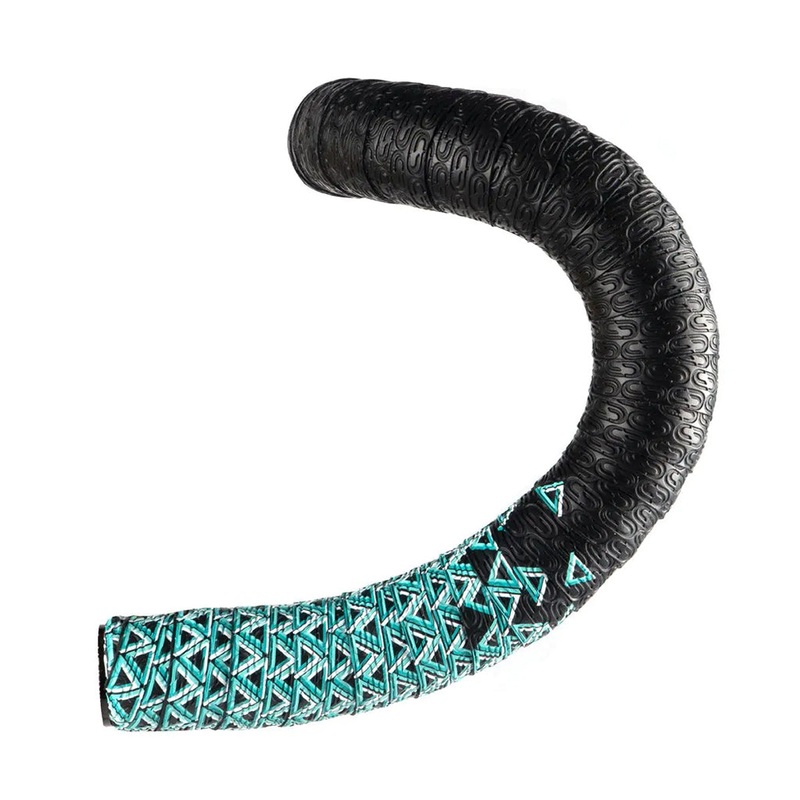 Loop Dual-Color Handlebar Tape Black/Celeste