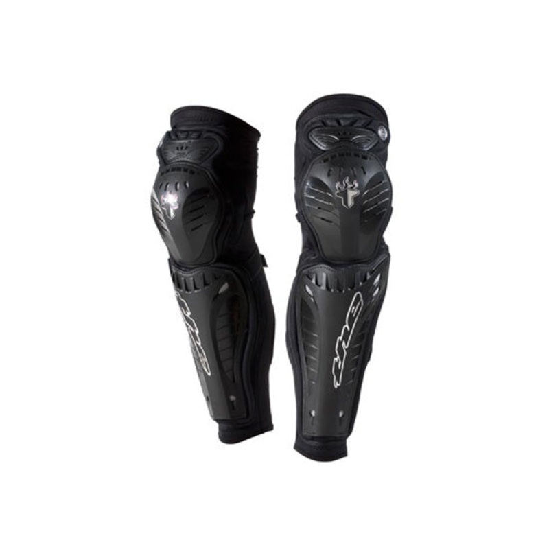 T.H.E. F1 Storm Knee/Shin Guards-1-Piece Sock Fit Small/Medium