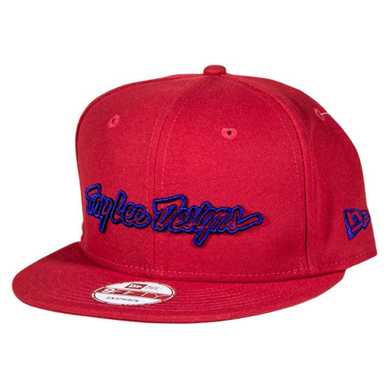 Troy Lee Classic Signature Snapback Hat-Red