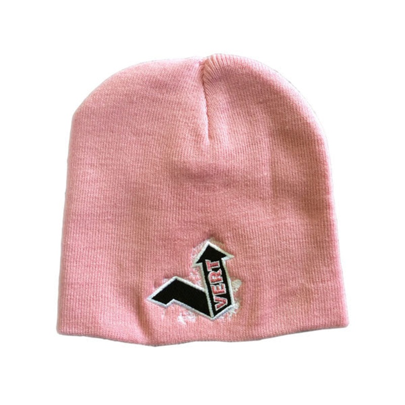 Vert Skully Beanie-Pink/Black
