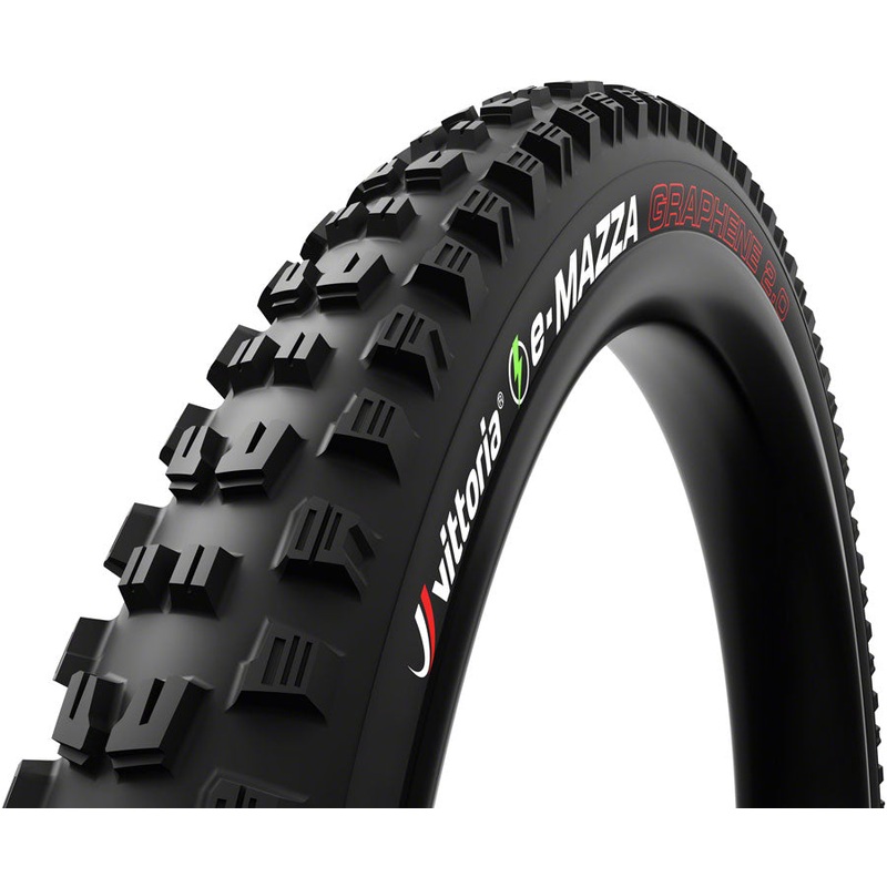 Vittoria e-Mazza Tire – 29 x 2.4, Tubeless 2PLY, Folding, Black, Enduro, G2.0