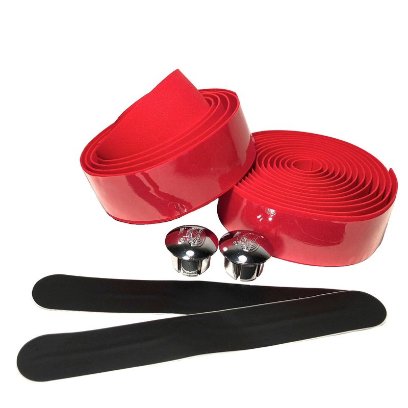 Classic Cork Red Road bike Handlebar Grip Tape -Live4Bikes Red