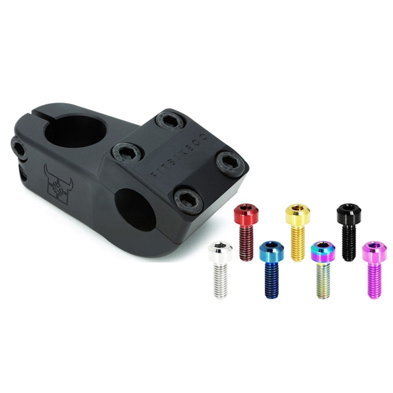 Fit Van Homan Stem *Ti Bolts Avail* Black Stock