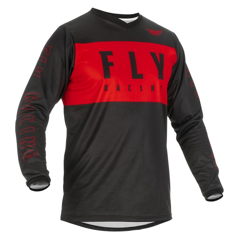 Fly Racing 2022 F-16 BMX Race Jersey-Red/Black Adult Large