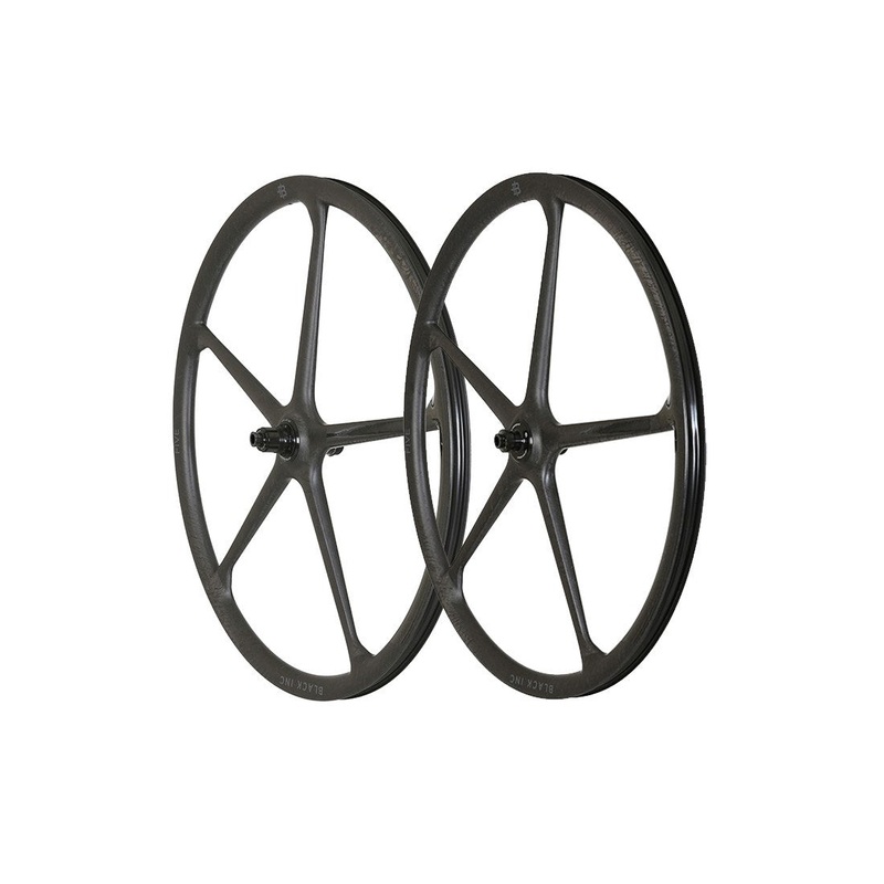 Black Inc Five Clincher Disc Wheelset Black HG11 (Shimano / SRAM 11s)
