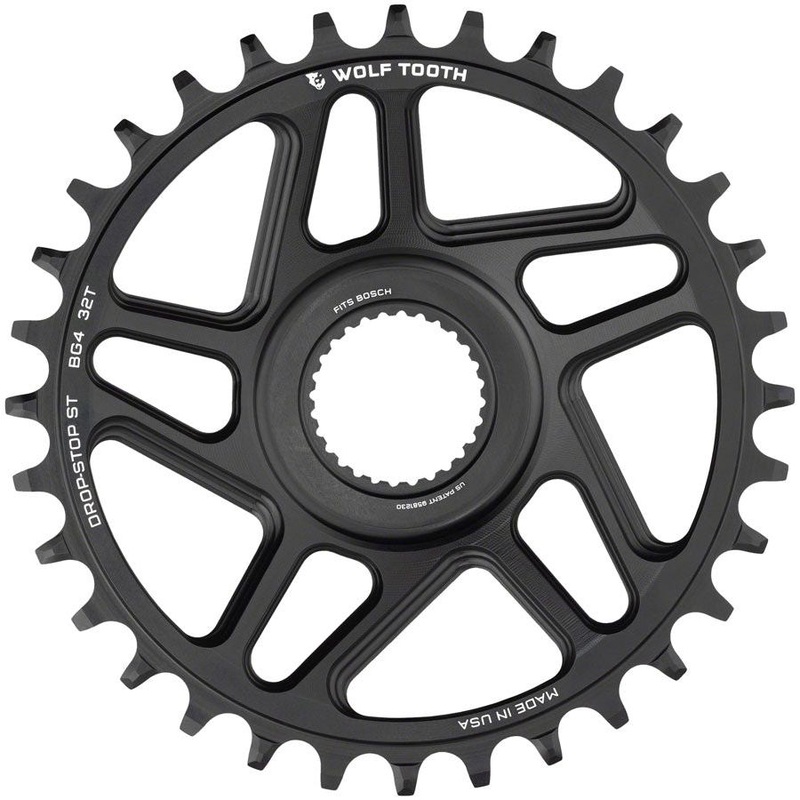 Bosch Gen 4 Direct Mount Ebike Chainring Bosch Gen 4 Direct Mount Chainring – Drop-Stop ST, 34T, Black