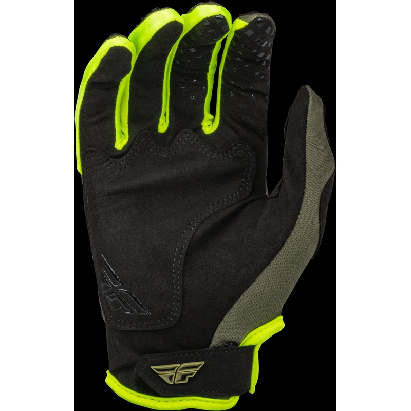 FLY RACING Kinetic Gloves Olive Green/Hi-Vis 2x