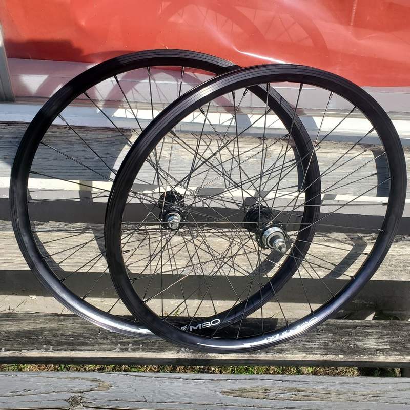 24″ TNT M80X Freewheel BMX Wheelset – Pair – Black