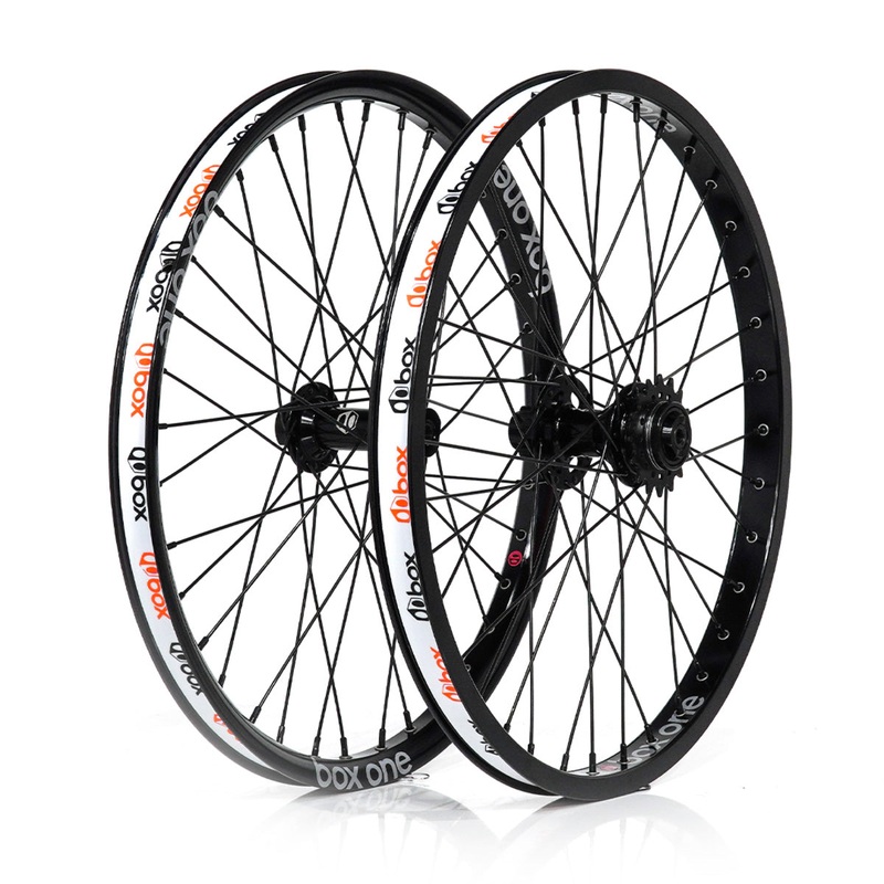 Box Three Alloy Disc Pro BMX Race Wheelset-20×1.75″ 36H Black