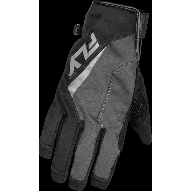 FLY RACING Title Long Gloves Grey/Black Xl