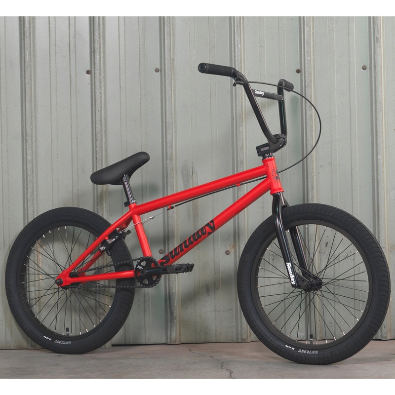 Sunday Primer 16″ BMX Freestyle Bike-Matte Fire Engine Red