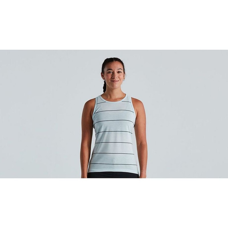 Women’s drirelease Stripe Tank Black XS
