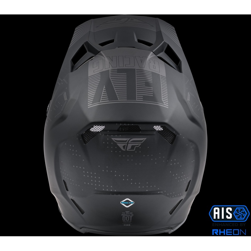 FLY RACING Formula Cc Primary Helmet Matte Grey/Black 2x