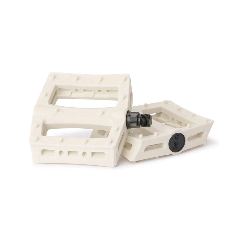 Theory Outside PC Platform Pedals – 9/16″ – White
