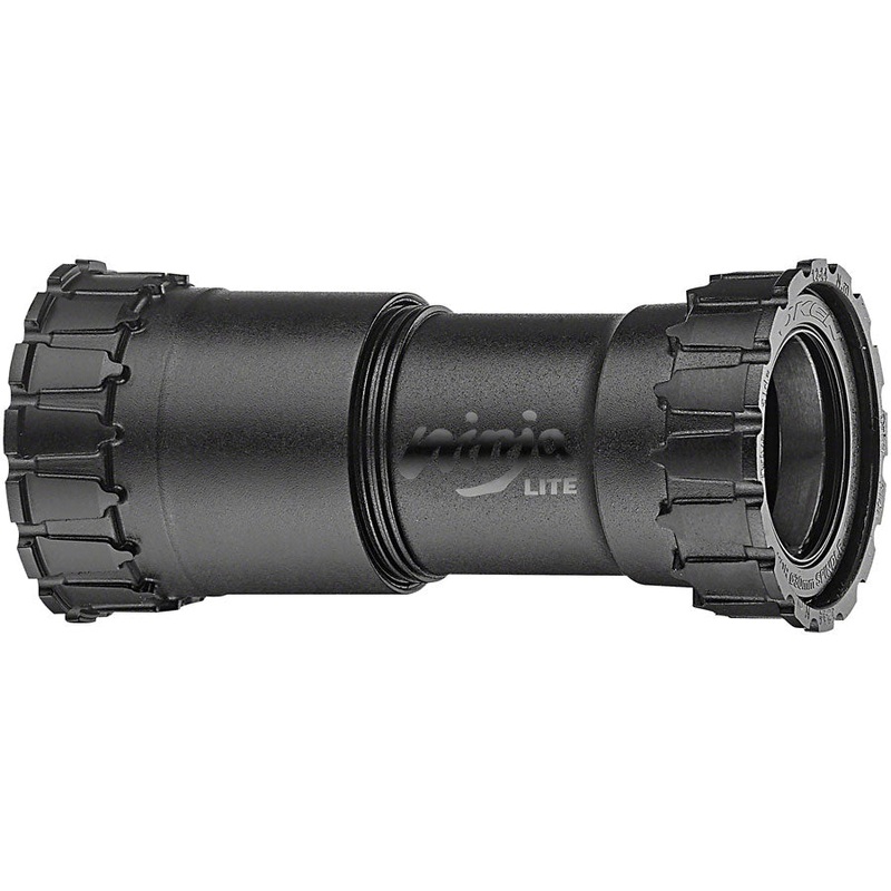 Token Ninja Lite BB38624P Press Fit Thread Together Bottom Bracket – BB386/BB392, 30mm, Black
