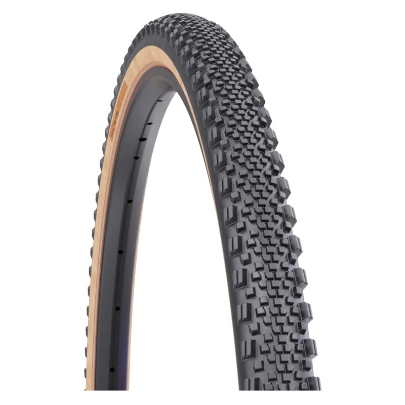 WTB Raddler Tire – 700 x 44 TCS Tubeless Folding Tan Light Fast Rolling SG2