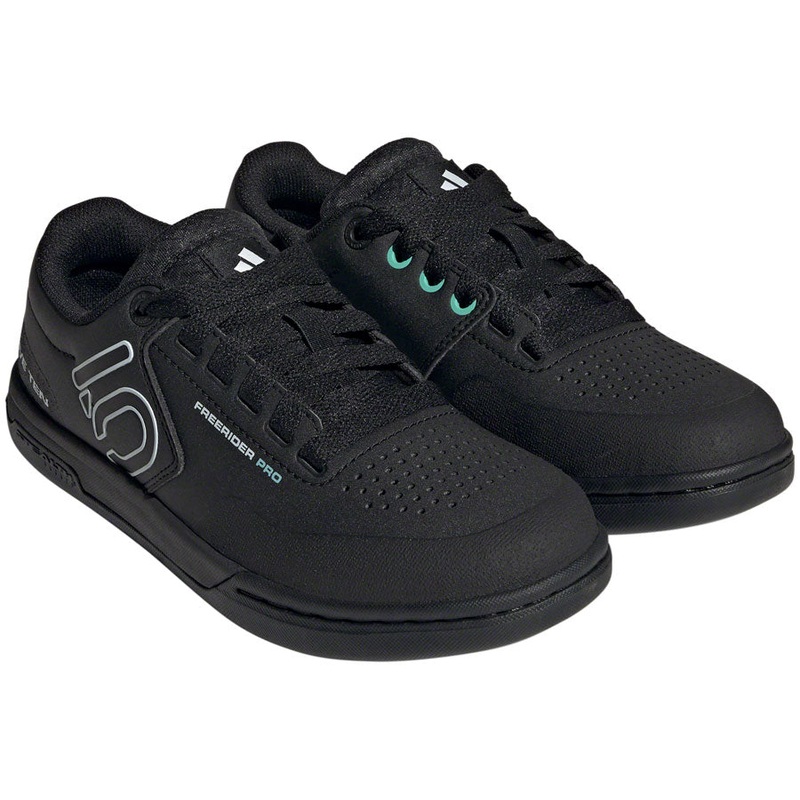Five Ten Freerider Pro Flat Shoes – Womens Core BLK/Crystal White/Acid Mint 10