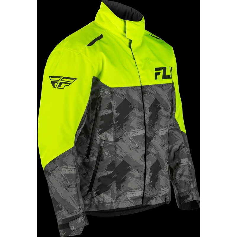 FLY RACING Youth Snx Pro Jacket Hi-Vis/Black Ym