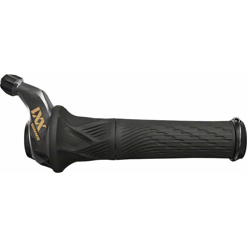 SRAM XX1 Eagle 12-Speed GripShift Shifter with Discrete Clamp Black/Gold