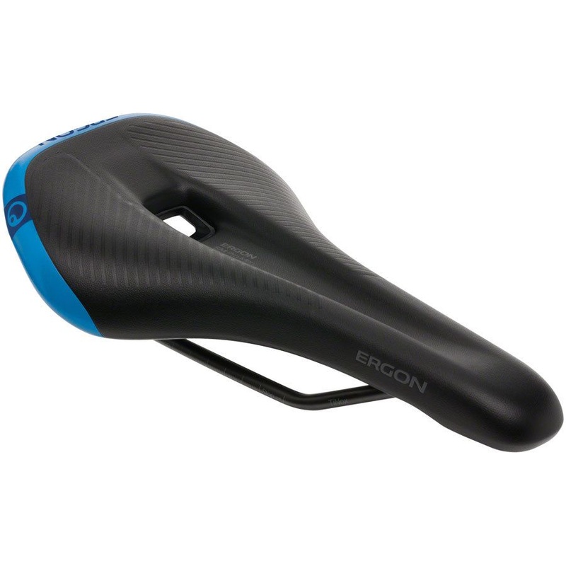 Ergon SM Pro Saddle – Titanium Rails, Midsummer Blue Men’s Small/Medium