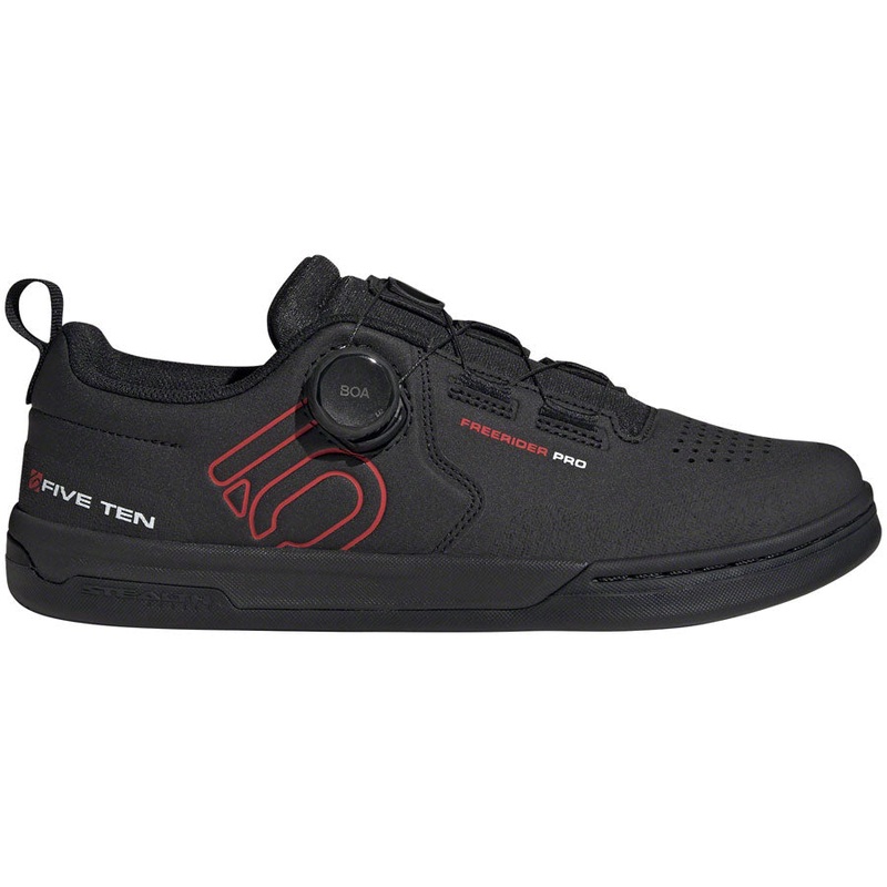 Five Ten Freerider Pro BOA Flat Shoes – Mens Core Black/Red/FTWR White 10.5
