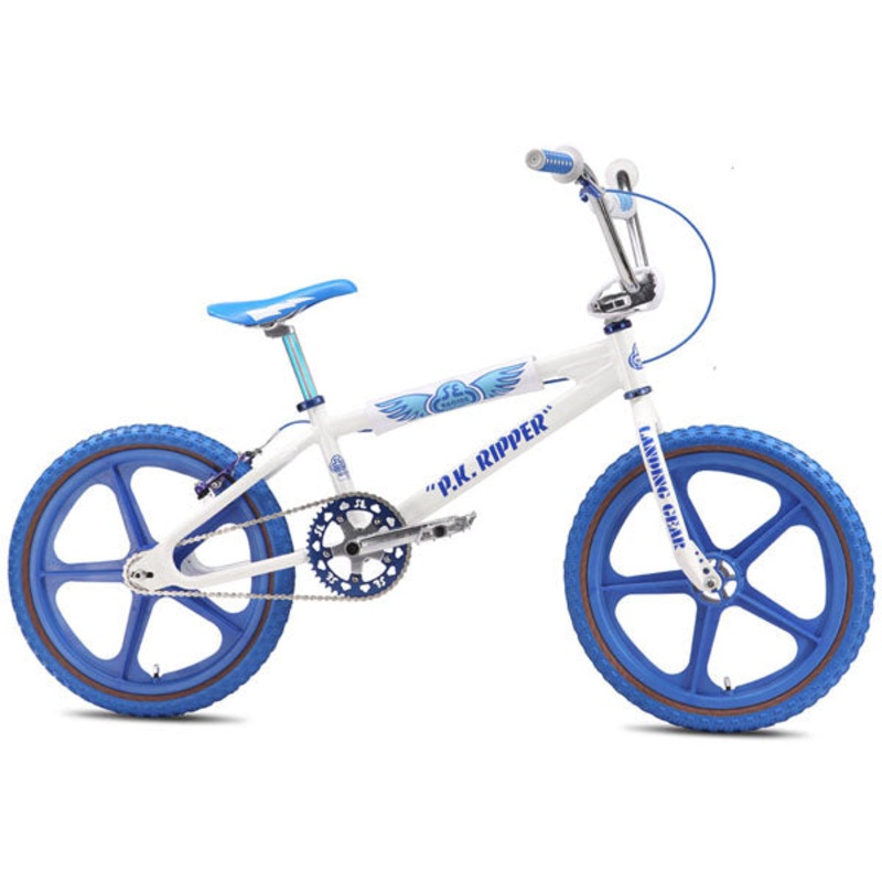 SE Racing Ripper Looptail BMX Bike-White/Blue
