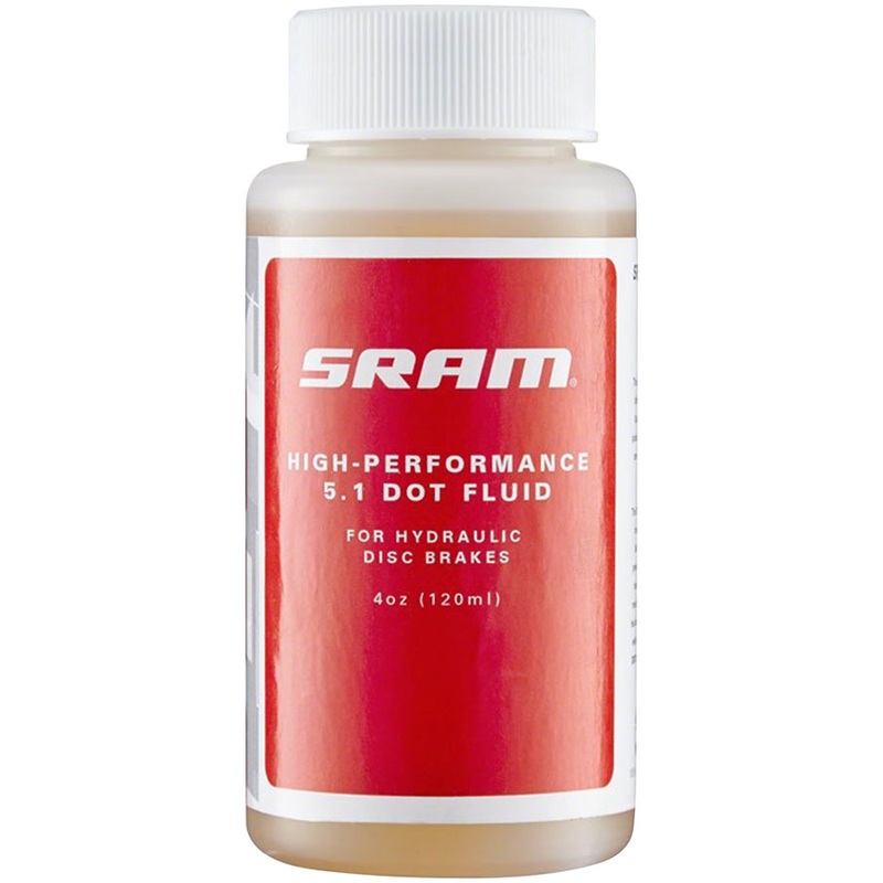 SRAM Dot 5.1 Brake Fluid 4oz (DOT 3 DOT 4 Braking System Compatible)