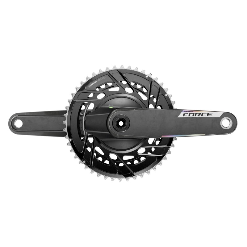 SRAM Force AXS Power Meter Crankset – 165mm 12-Speed 48/35t Thread Mount 8-Bolt PM Spider DUB Spindle Carbon E1