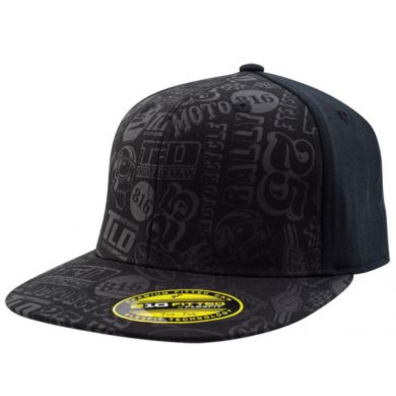 Troy Lee Retro History Hat-Black Small/Medium