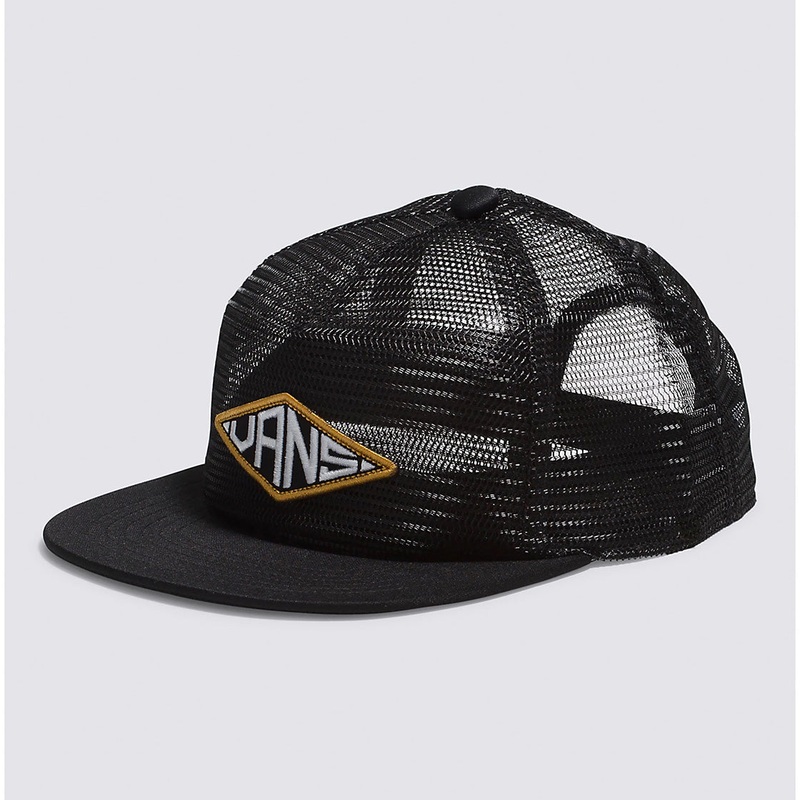 Vans Diamond Mesh Snapback Hat-Black Kid’s
