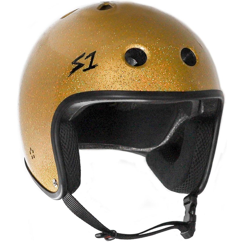 S-One Helmet Retro Lifer Gold Gloss Glitter Glitter XS