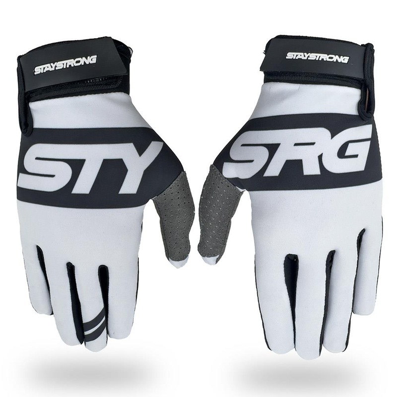 Stay Strong Classic Youth Gloves – White Youth Large