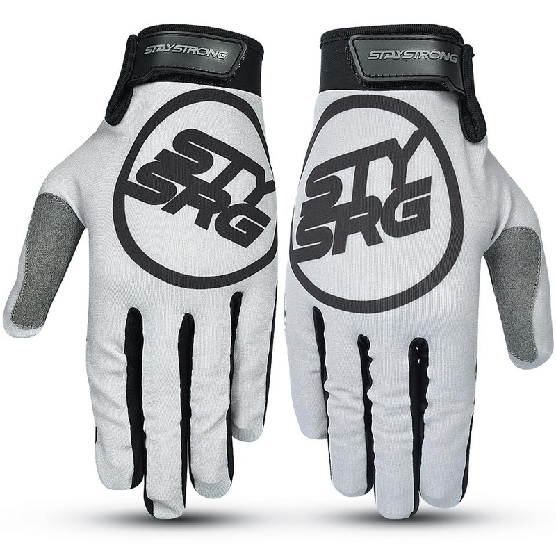 Stay Strong Staple 3 Youth Gloves – Grey Youth Small