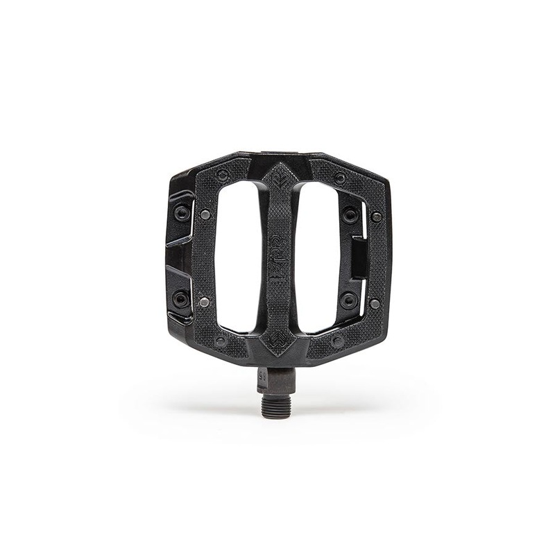 Eclat Slash Alloy Platform Pedals Body: Aluminum Spindle: Cr-Mo 9/16” Black Pair