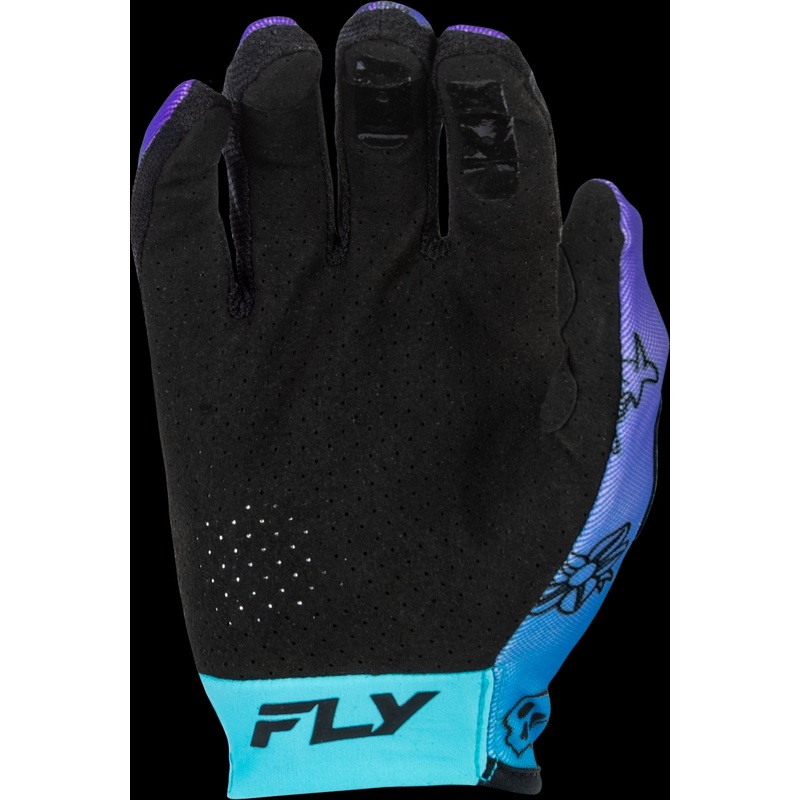 FLY RACING Lite Outline Gloves Purple/Blue/Black 3x
