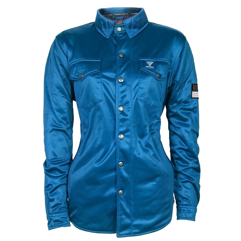 Ultra Protective Shirt for Women – Teal Solid with Pads Teal Solid XXS