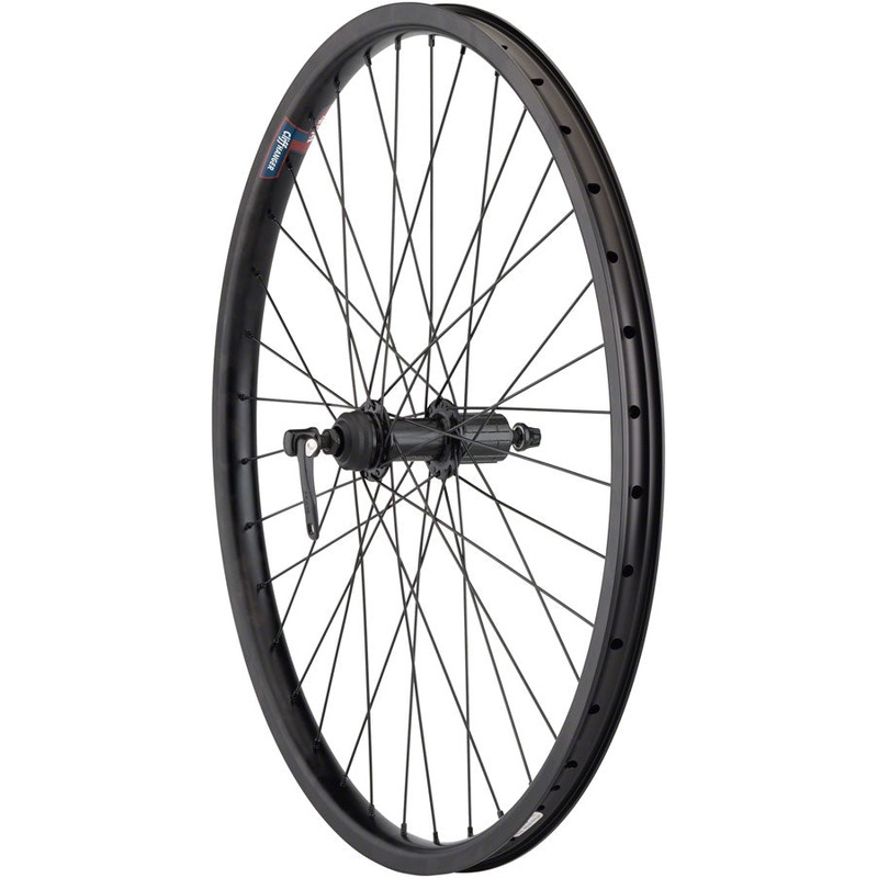 Velocity Cliffhanger Heavy Duty Tubeless Rear MTB Gravel Wheel 26″ QR x 135mm Rim Brake HG 10