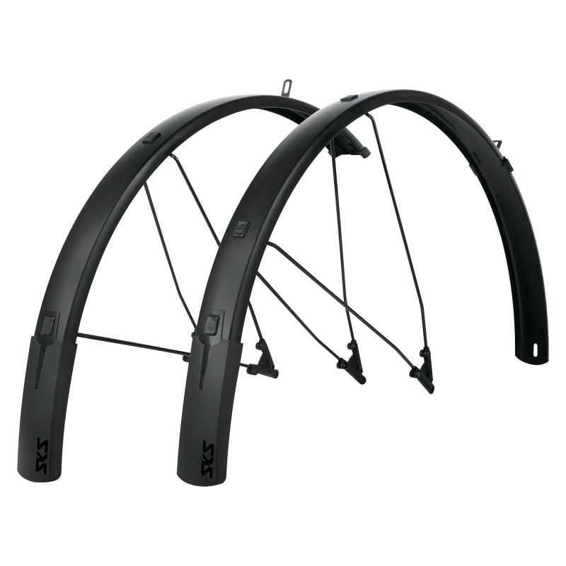 B56 Bluemels Style Full Coverage Fender Set – 56mm 700 x 38-47 Matte BLK